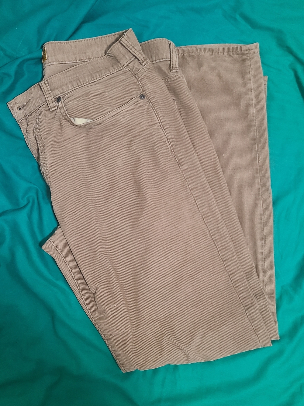 J. Crew Men's Corduroy Pants in Beige